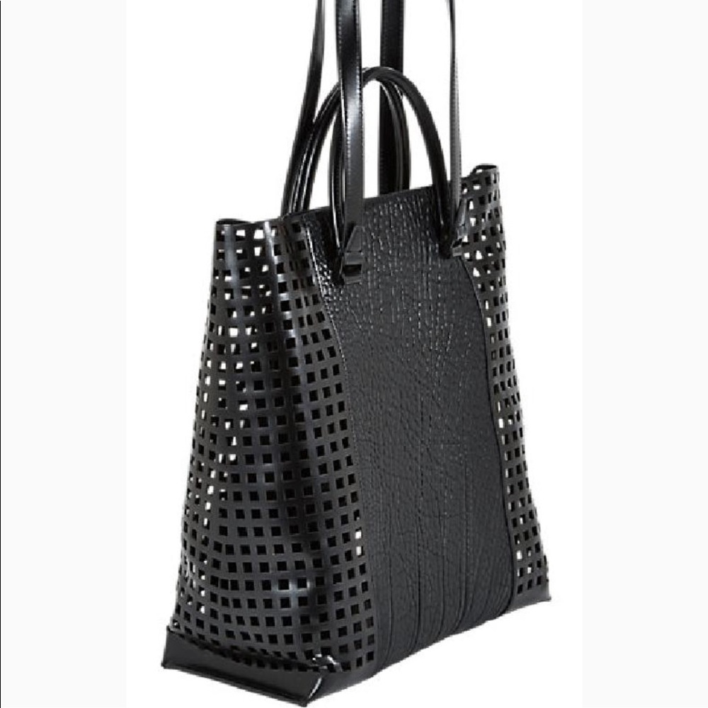 Helmut Lang black leather bag